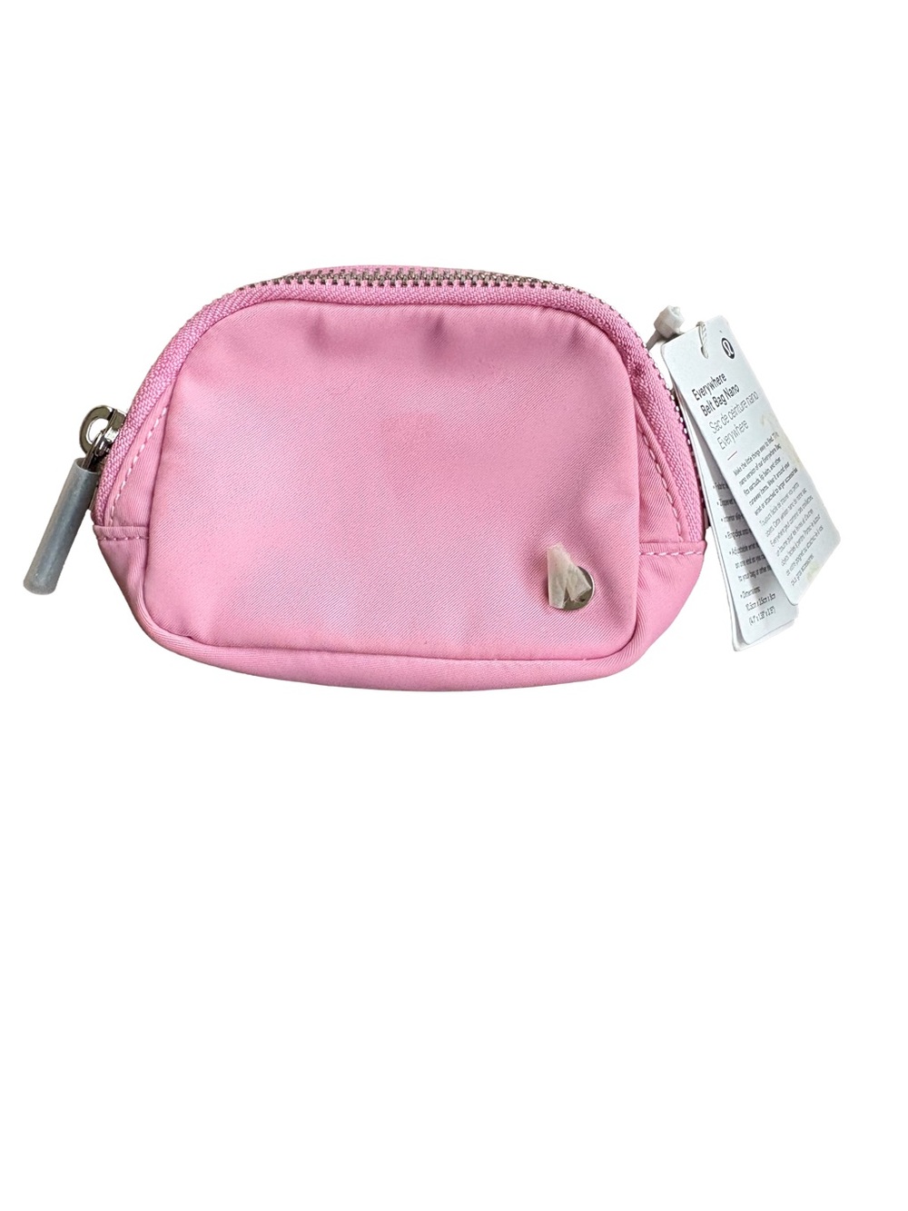 lululemon athletica Small Pink Zip Coin Pouch